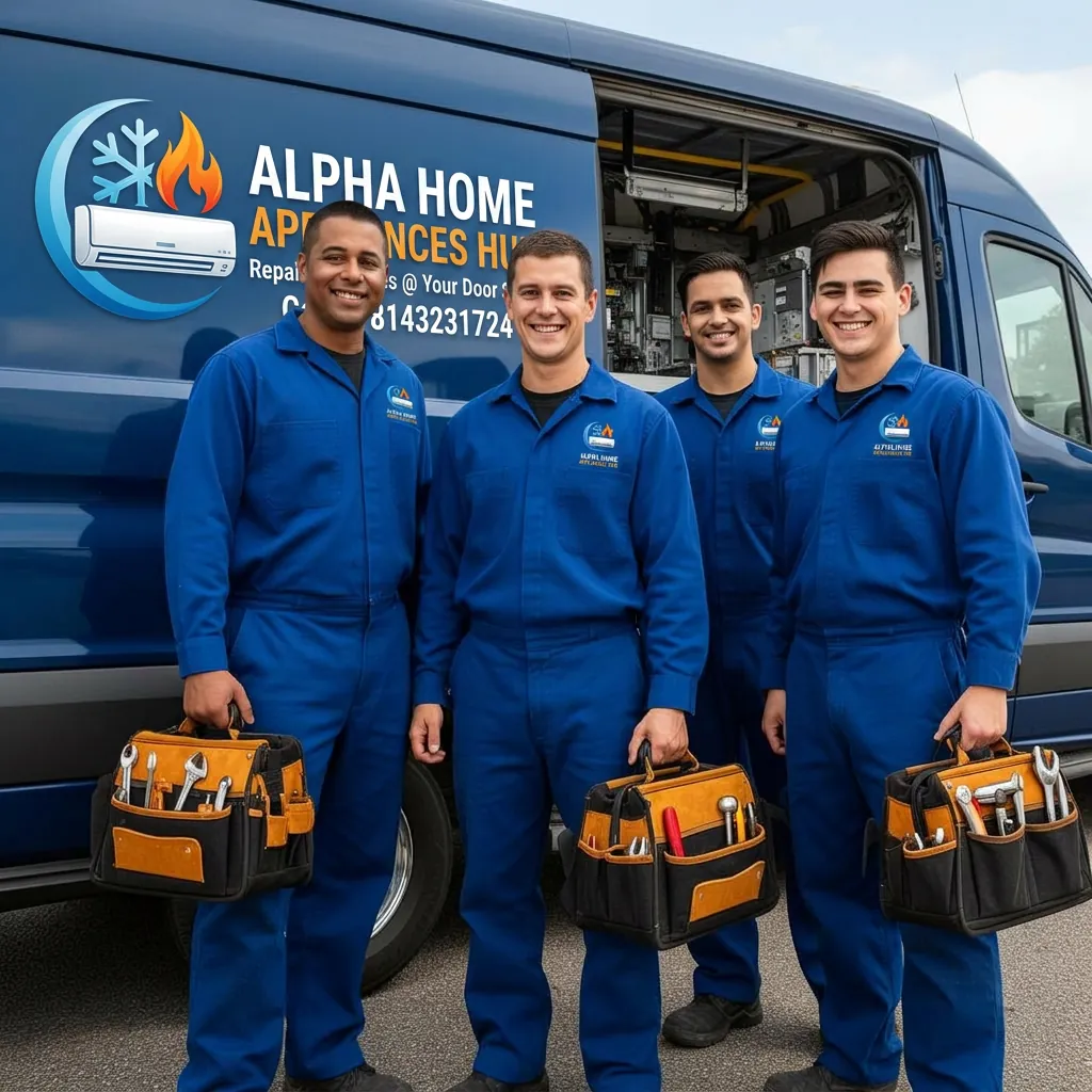 Alpha Home Appliance Hub team of trained technicians